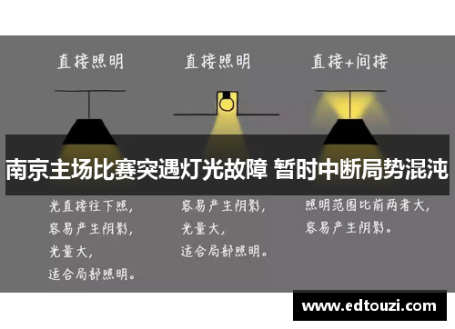 南京主场比赛突遇灯光故障 暂时中断局势混沌